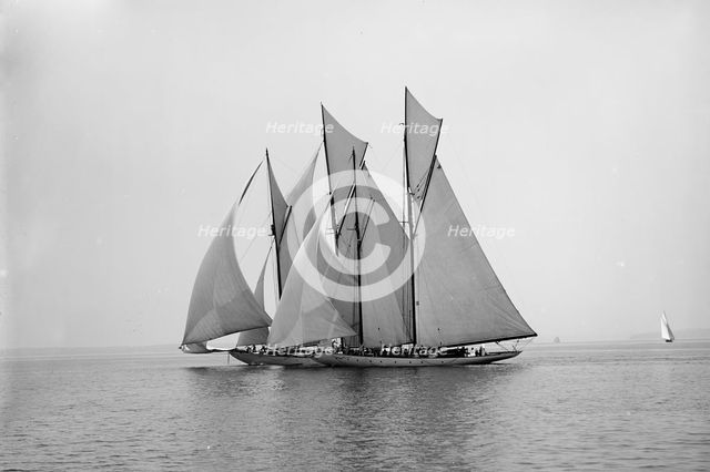 Emerald and Amorita, 1897 June 19. Creator: John S Johnston.