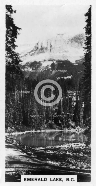 Emerald Lake near Field, British Columbia, Canada, c1920s. Artist: Unknown