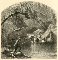 Emerald Pool, Peabody-River Glen 1872. Creator: Harry Fenn
