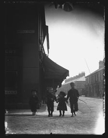 Emerald Street, Cardiff, 1890s or 1900s. Creator: William Booth