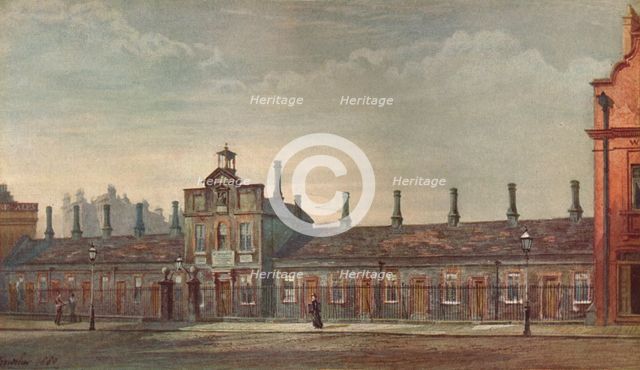 'Emery Hill's Almshouses, Rochester Row', Westminster, London, 1880 (1926).  Artist: John Crowther.