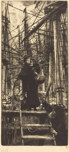 Emigrants, 1880. Creator: James Tissot