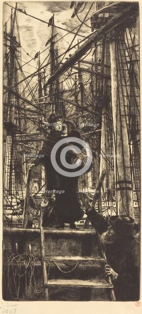 Emigrants, 1880. Creator: James Tissot.