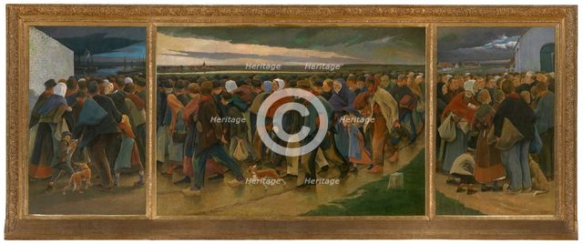 Emigrants, 1896. Creator: Eugene Laermans.