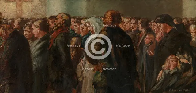 Emigrants, 1905. Creator: Prosper Colmant.