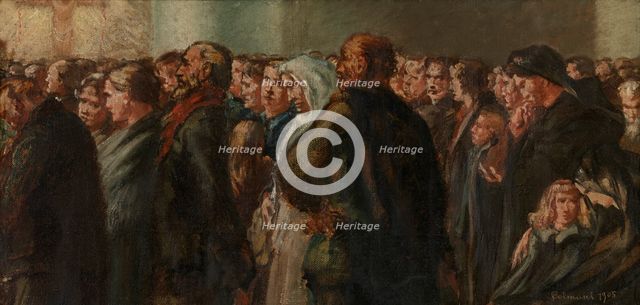 Emigrants, 1905. Creator: Prosper Colmant.