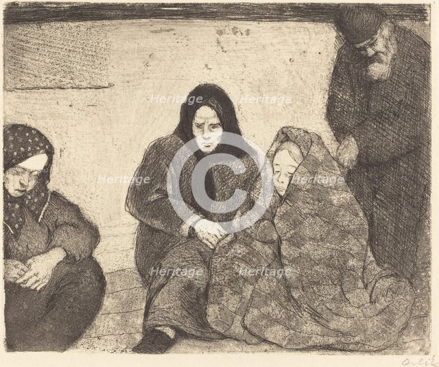 Emigrants, 1922. Creator: Emil Orlik.