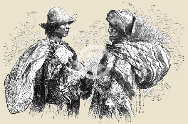'Emigrants from Bolivia; About the Chincha Islands', 1875. Creator: Unknown.