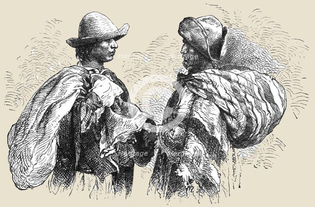 'Emigrants from Bolivia; About the Chincha Islands', 1875. Creator: Unknown.