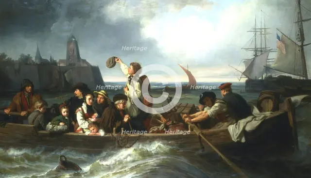 'Emigration to America', 19th century. Artist: Charles Volkmar