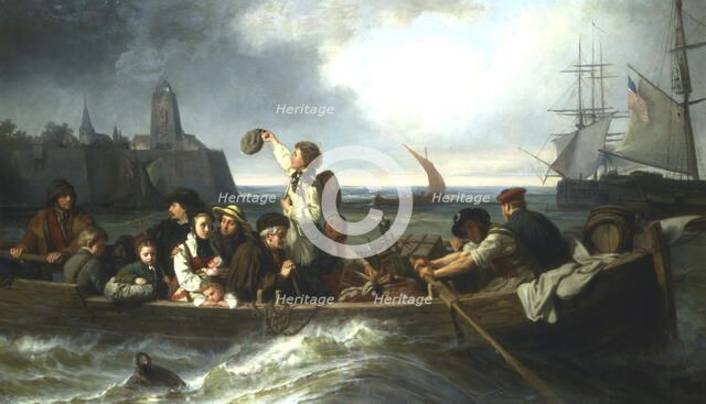 'Emigration to America', 19th century. Artist: Charles Volkmar