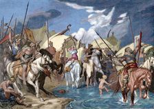 Emigration of the Germans, 1882. Creator: Unknown