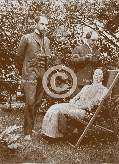 Emil, Anna and Nikolai Medtner, 1900s. Artist: Anonymous  
