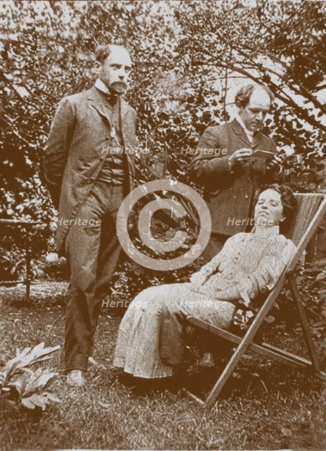 Emil, Anna and Nikolai Medtner, 1900s. Artist: Anonymous  