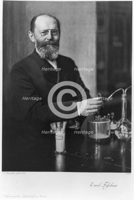 Emil Fischer, German organic chemist, 1904. Creator: Unknown.