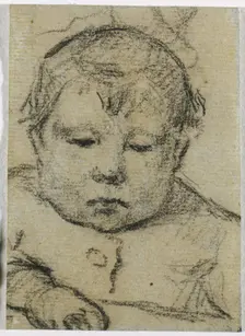 Emil Gauguin as a Child, Right Hand Forward, c. 1875-1876. Creator: Paul Gauguin (French, 1848-1903)
