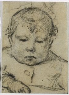 Emil Gauguin as a Child, Right Hand Forward, c. 1875-1876. Creator: Paul Gauguin (French, 1848-1903)