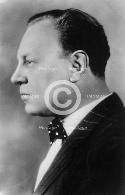 Emil Jannings (1884-1950), Swiss actor, 20th century. Artist: Unknown