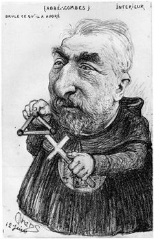 Emile Combes, French politician, 20th century. Artist: Orens Denizard