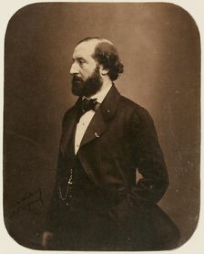Émile Augier, about August 1857. Creator: Nadar