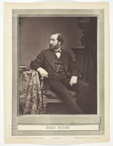 Émile Augier [French dramatist], 1876/84. Creator: Antoine-Samuel Adam-Salomon