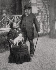 Emile Augier, French dramatist, 1885