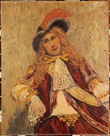 Emile Dehelly (1871-1969), member of the Comedie-Francaise, in stage costume, 1916. Creator: Maxime Emile Louis Maufra