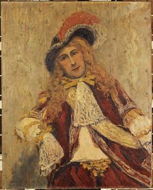 Emile Dehelly (1871-1969), member of the Comedie-Francaise, in stage costume, 1916. Creator: Maxime Emile Louis Maufra
