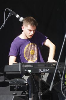 Emile Hinton, Jean Toussaint Quartet, Battle Jazz Weekend, Battle, East Sussex, 24 July 2022. Creator: Brian O'Connor