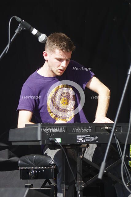 Emile Hinton, Jean Toussaint Quartet, Battle Jazz Weekend, Battle, East Sussex, 24 July 2022. Creator: Brian O'Connor.