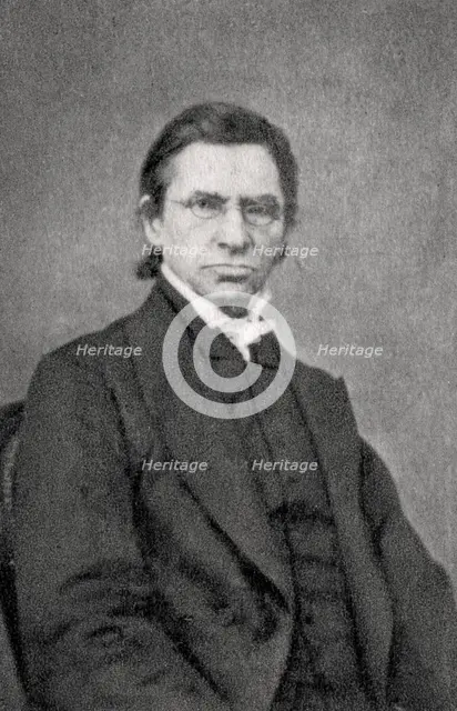 Emile Littre, French philosopher and lexicographer, 1869. Artist: Unknown