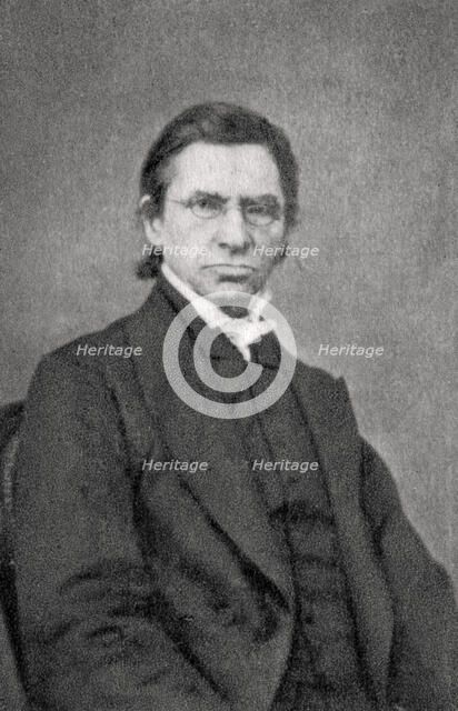 Emile Littre, French philosopher and lexicographer, 1869. Artist: Unknown