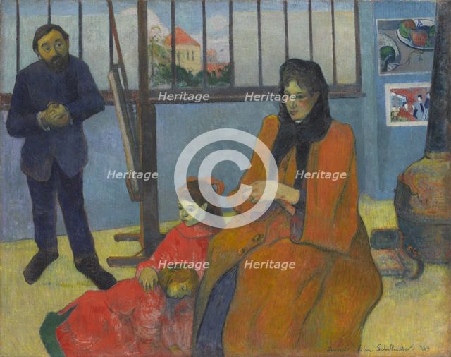 Emile Schuffenecker's Studio, 1889. Artist: Gauguin, Paul Eugéne Henri (1848-1903)