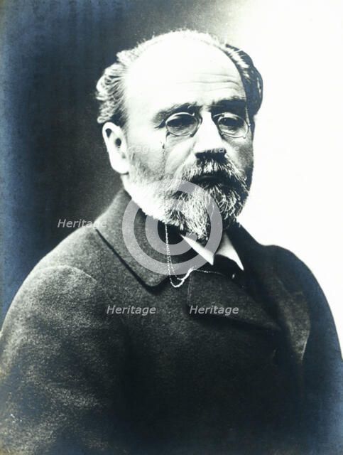 Emile Zola (1840-1902), French novelist.