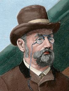 Emile Zola (1840-1902), French writer, 1890. Creator: Unknown