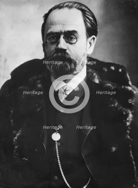 Émile Zola (1840-1902), French writer, 19th century. Creator: Unknown.