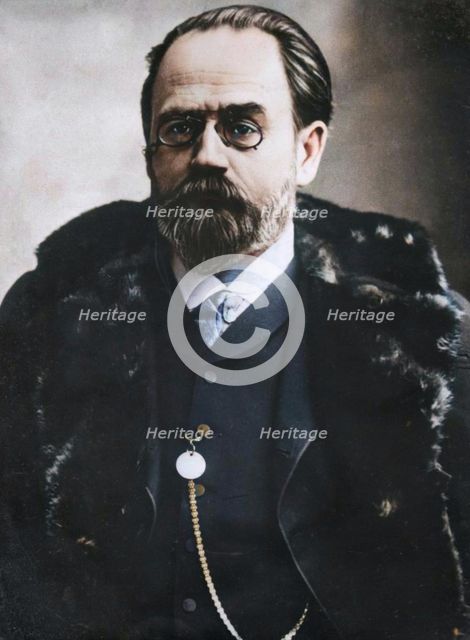 Émile Zola (1840-1902), French writer, 19th century. Creator: Unknown.