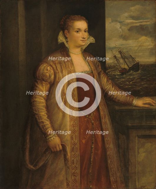 Emilia di Spilimbergo, c. 1560. Creator: Gian Paolo Pace.