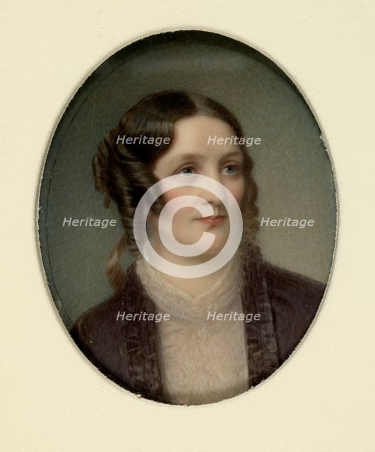 Emilia Field Brewer, ca. 1875. Creator: John Alexander McDougall.