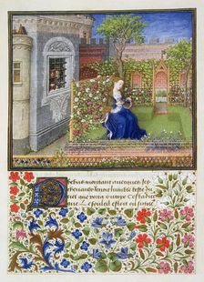 Emilia in her garden, 1468