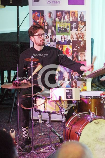 Emiliano Caroselli, Watermill Jazz Club, Dorking, Surrey, 11 June 2019. Creator: Brian O'Connor.