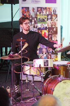 Emiliano Caroselli, Watermill Jazz Club, Dorking, Surrey, 11 June 2019. Creator: Brian O'Connor