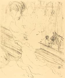 Emilienne d'Alençon, 1896. Creator: Henri de Toulouse-Lautrec