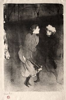 Emilienne dAlecon and Mariquita of the Follies-Bergère, 1893. Creator: Henri de Toulouse-Lautrec (French, 1864-1901)