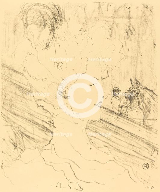 Emilienne d'Alençon, 1896. Creator: Henri de Toulouse-Lautrec.