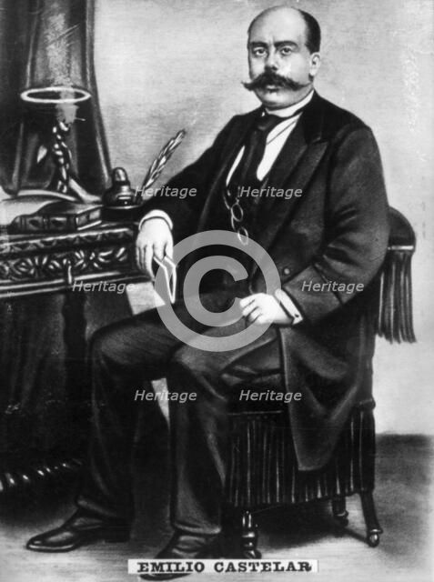 Emilio Castelar, (1832-1899), 1920s. Artist: Unknown