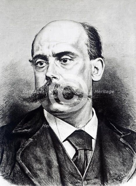 Emilio Castelar (1832-1899), Spanish writer, speaker and politician, he was president of the firs…