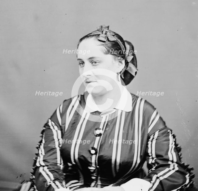 Emily Jordon, between 1855 and 1865. Creator: Unknown.