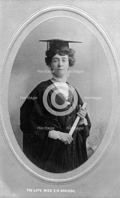 Emily Wilding Davison, 1909. Creator: Unknown.