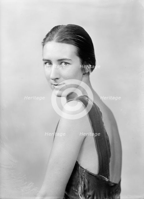 Emily Y. Blandford - Portrait, 1933. Creator: Harris & Ewing.